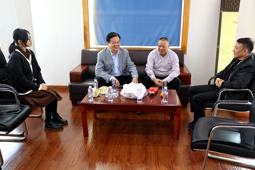 赵加富走访慰问我会副会长单位永益公司