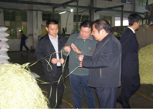 江苏宿迁宿豫区客人考察丰华